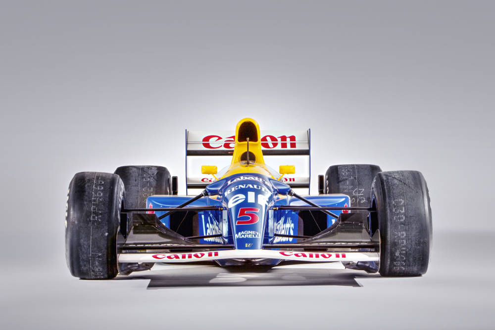 F1 Car For Sale Nigel Mansell S Red Five 1992 Championship Winning Williams Renault Fw14b Retro Race Cars